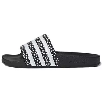 adidas Adilette Slide Polka Dot Женские кроссовки Black Core-Black Core-White FX5923 38