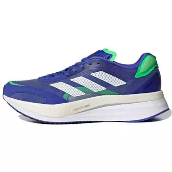 Adidas Adizero Boston 10 Sonic Ink Screaming Green Мужские кроссовки Purple Cloud-White FZ2498 45