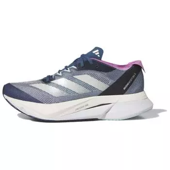 Adidas Adizero Boston 12 Preloved Ink Zero Metallic женские кроссовки Blue Aurora-Ink IF9219 37