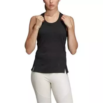 Adidas Aeroknit Workout Удобный женский свитер без рукавов, топы, черный DU1308 S
