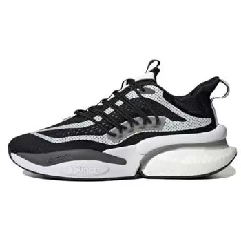 Adidas AlphaBoost V1 Black White Мужские кроссовки Core-Black Cloud-White HQ4517 44