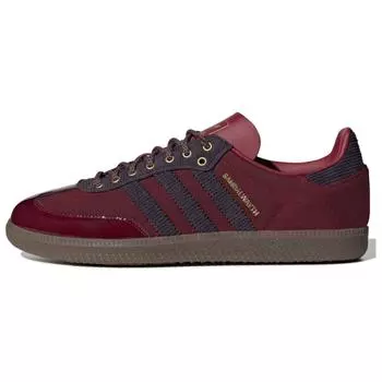 Adidas ALWAYTH x Samba College бордовые мужские кроссовки красные Collegiate-бордовые Aurora-черные IH5187 42