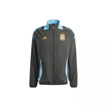 Adidas Аргентина Tiro 24 Куртка для соревнований с воротником-стойкой Мужская куртка Carbon Black IQ0805 S