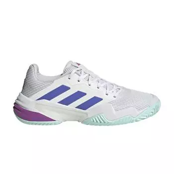 Adidas Barricade 13 белые кобальтово-синие женские кроссовки Cloud-White Purple-Burst IF9130 36