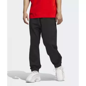 Adidas Баскетбольные флисовые спортивные штаны черные Iz4908 S