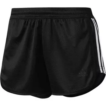 Adidas Базовая спортивная серия удобные полосатые трикотажные тренировочные шорты женские шорты черные белые BQ6793 XL