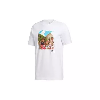 Adidas Beijing Персонаж мультфильма с коротким рукавом Мужские футболки Белые GL4424 XXL