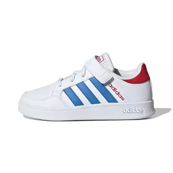 Adidas Breaknet EL Little Kid White Blue Rush Детские кроссовки Cloud-White Vivid-Red GW2899 28