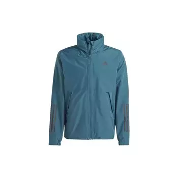 Adidas Bsc 3-полосная куртка Rain.Rdy с капюшоном Мужская верхняя одежда Arctic Blue IK0507 S