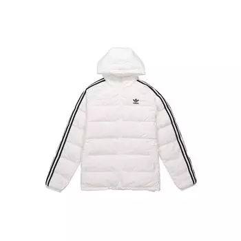 Adidas Casual Sports Down Hooded Jacket Men Верхняя одежда Белый FT6894 XL