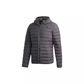 Adidas Casual Удобный спортивный пуховик Мужская верхняя одежда Черный GE5879 S