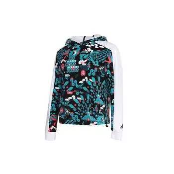 Adidas Cny Sw Hd Aop Sports Лоскутная сплошная печать Толстовка Женская толстовка с капюшоном Многоцветный GQ8841 S