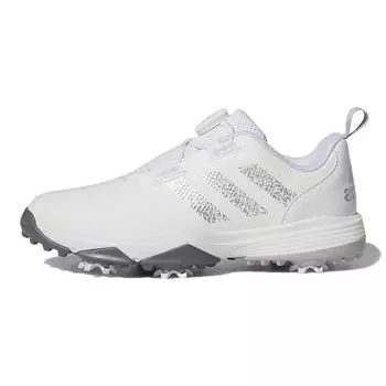 Adidas CodeChaos 22 BOA J белые серебристые металлические детские кроссовки Cloud-White Grey-Two GX3945 38