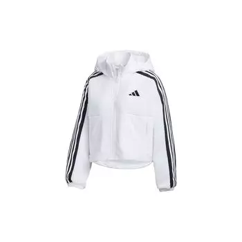 Adidas Теплая повседневная куртка с капюшоном из шерпы Color Block, женские куртки Han-Jade-White GM1424 XXL