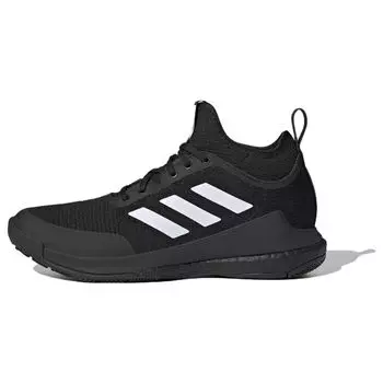 Adidas Crazyflight Mid Black White Женские кроссовки Core-Black Cloud-White Carbon HQ3490 40