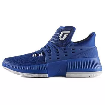 Adidas Dame 3 Collegiate Royal Мужские кроссовки Синие беговые белые BY3191