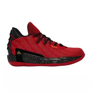 Adidas Dame 7 Chinese New Year Мужские кроссовки Red Scarlet Gold-Metallic FY3442 42