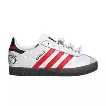 Adidas Детские кроссовки Hello Kitty x Gazelle C 50th Anniversary White Cloud-White Red IH9959 33