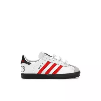 Adidas Детские кроссовки Hello Kitty x Gazelle C 50th Anniversary White Cloud-White Red IH9959 30