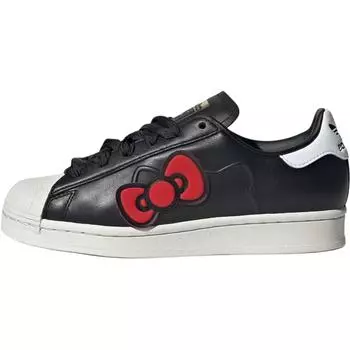 Adidas Детские кроссовки Hello Kitty x Superstar J 50th Anniversary Black Core-Black Cloud-White IG6995 35