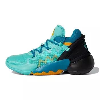 Адидас ДОН. Выпуск № 2 J Avatar Pack — детские кроссовки Active Mint Green Active-Teal Core-Black S42751 38