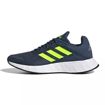 Adidas Duramo SL J Crew Navy Solar Yellow Детские кроссовки Blue Halo-Silver FY7310