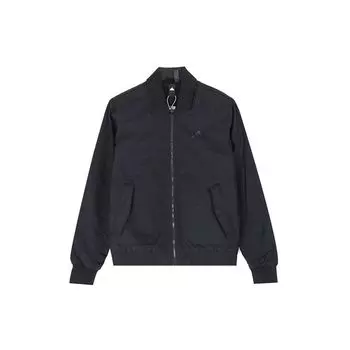 Adidas Ei Jkt Fl Bomber Sport Knit Fleece Jacket Мужская куртка черная DT2486 S