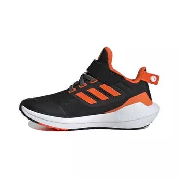 Adidas EQ21 Run 2.0 EL Kids Black Impact Orange Детские кроссовки Core-Black Cloud-White GZ2307 28