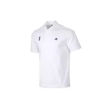 Adidas Essential Henley Collar с коротким рукавом Мужские футболки Белые FT2752 L