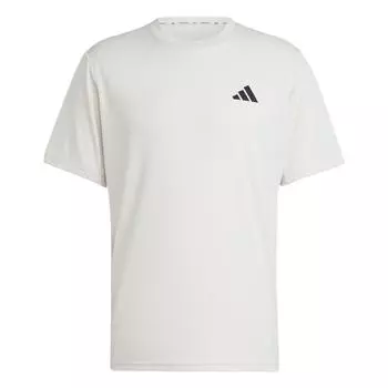 Adidas Essentials Climacool Удобная Модная Универсальная Повседневная Футболка с Коротким Рукавом Мужские Топы Miracle-Alunite-Brown JC7736 2XL