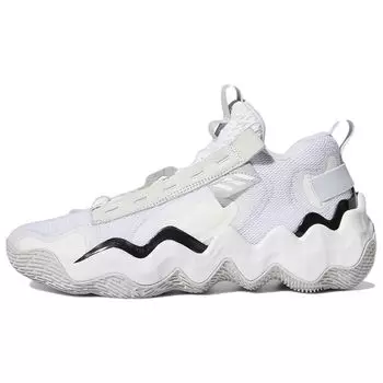 Adidas Exhibit B Белые черные мужские кроссовки Cloud-White Core-Black Team-Light-Grey GZ2383 42