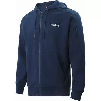 Adidas Модная удобная куртка с капюшоном и принтом букв на молнии с длинным рукавом, женские куртки темно-синего цвета JE3580 S