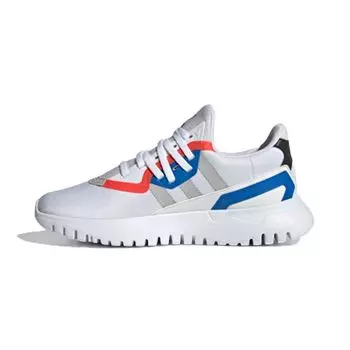 Adidas Flex J White Glow Blue Детские кроссовки Cloud-White Grey-Two FX5325 29