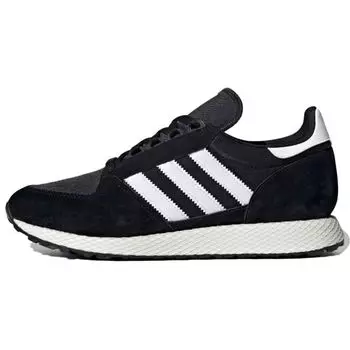 Adidas Forest Grove Core Черные мужские кроссовки Running-White Chalk-White EE5834