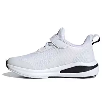 Adidas FortaRun EL J White Black Детские кроссовки Cloud-White Core-Black FW2578