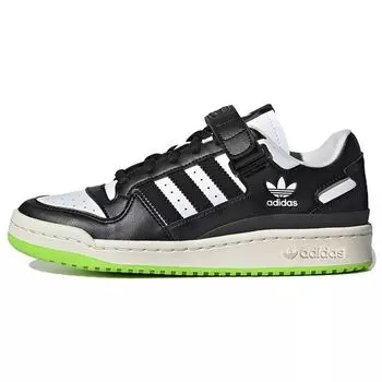 adidas Forum Low Black Neon Green Женские кроссовки Core-Black Off-White HQ4425 40