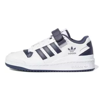 Adidas Forum Low City J White Shadow Navy Детские кроссовки Cloud-White GZ3894 35