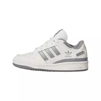 adidas Forum Low CL J Белые Серые Детские Кроссовки Cloud-White Grey-Three Grey-Two JI0405 38