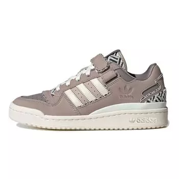Adidas Forum Low Criss-Cross Pattern — Детские кроссовки Taupe Oxide Brown Vapor-Grey Off-White GY0020 36