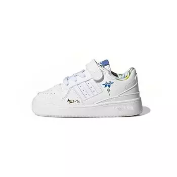Adidas Forum Low I Save The Bees Детские кроссовки White Cloud-White Blue-Fusion HP6247 20