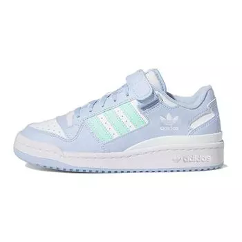 Adidas Forum Low J Blue Dawn Easy Green Детские кроссовки Cloud-White IG7159 37