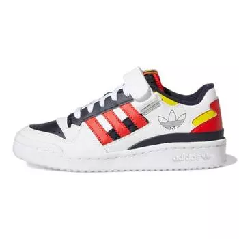 Adidas Forum Low J Legend Ink Red Детские кроссовки White Cloud-White H04423 35