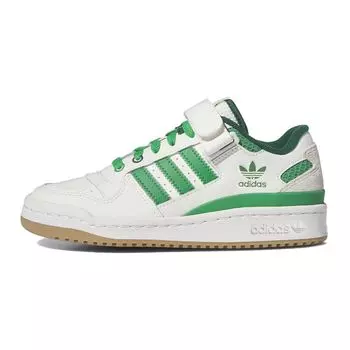 Adidas Forum Low J Summer Camp — Зеленые детские кроссовки White Cloud-White Gum IF2680 35