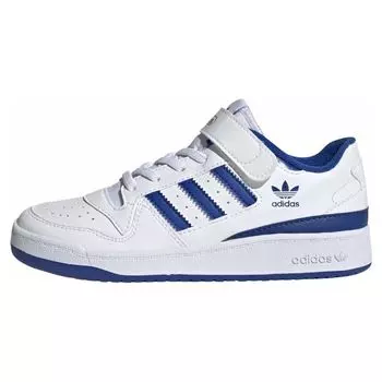 Adidas Forum Low J White Royal Blue Детские кроссовки Cloud-White FY7978 28.5