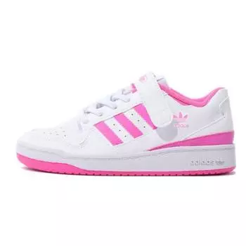Adidas Forum Low J White Screaming Pink Детские кроссовки Cloud-White FY7975 28