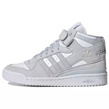Adidas Forum Mid Halo Blue White Женские кроссовки Cloud-White Core-Black GZ2609 35