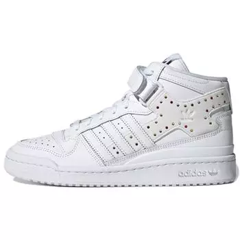 Adidas Forum Mid White Black Женские кроссовки Cloud-White Core-Black GY0819 41