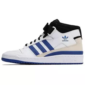 Adidas Forum Mid White Royal Blue Мужские кроссовки черные FY6796 42