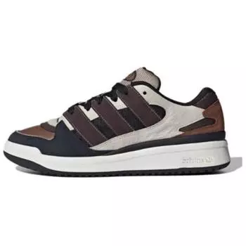 Adidas Forum Puffed Off White Dark Brown Black Мужские кроссовки Core-Black JS3160 39