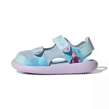 Adidas Frozen x Water Comfort Sandal J Anna Детские кроссовки Blue Ice-Blue Chalk-Purple FY7900 34